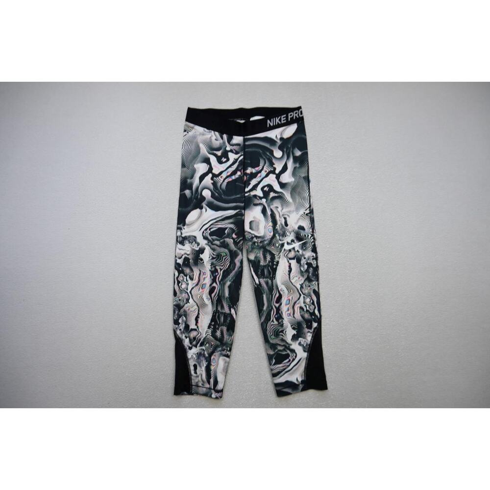 Nike Pro Leggings Dri Fit Compression Trippy Yoga Pants Womens Sz Medium